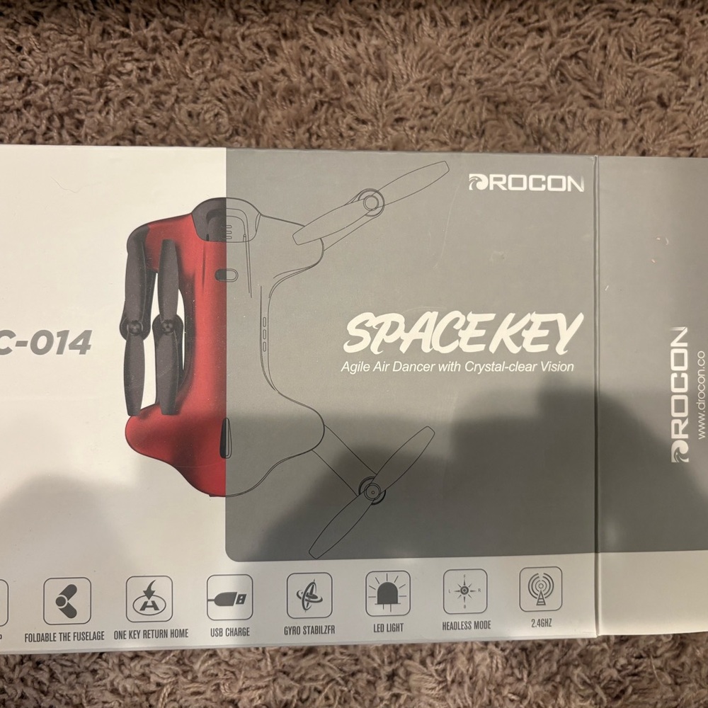 DROCON Spacekey Drone - Red and Black